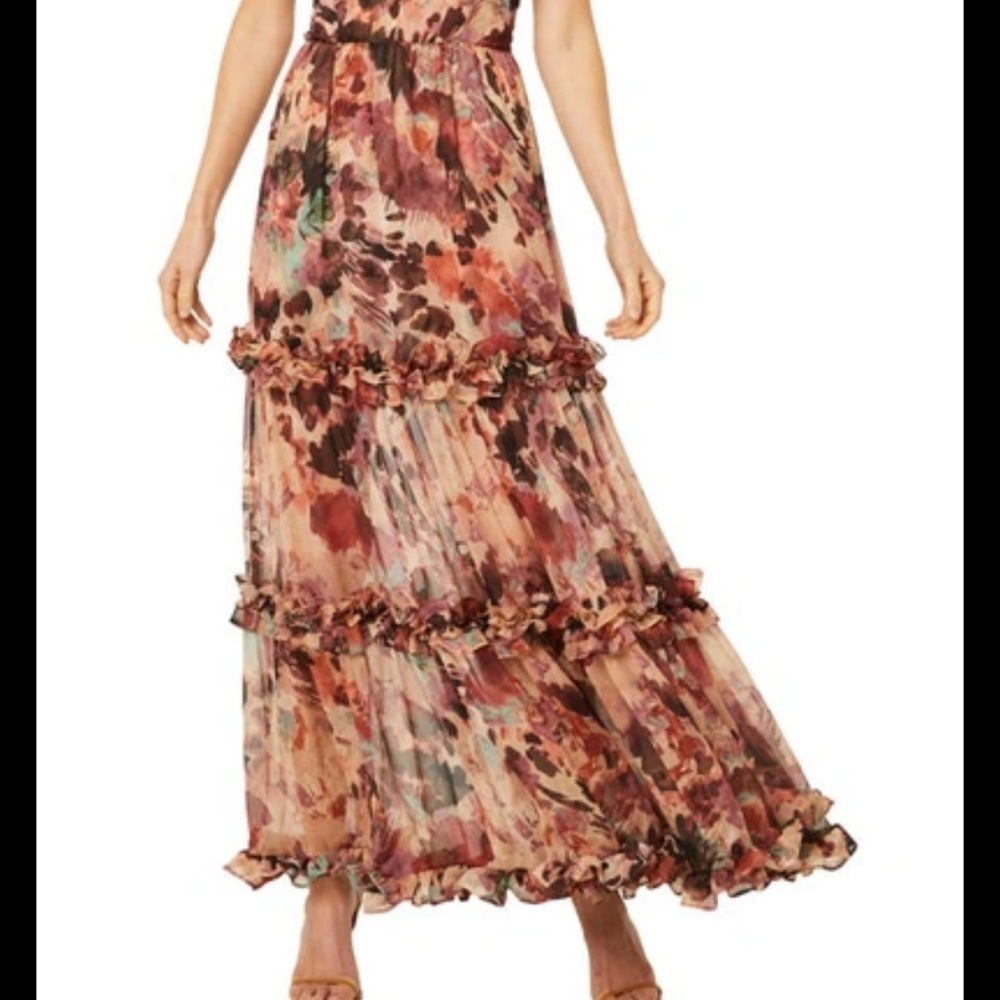 NWT Misa Avery Floral Sleeveless Dress In Flora Dream - Picture 2 of 11